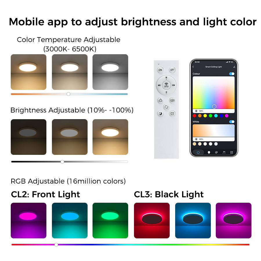Smart LED Ceiling Light - Image 4